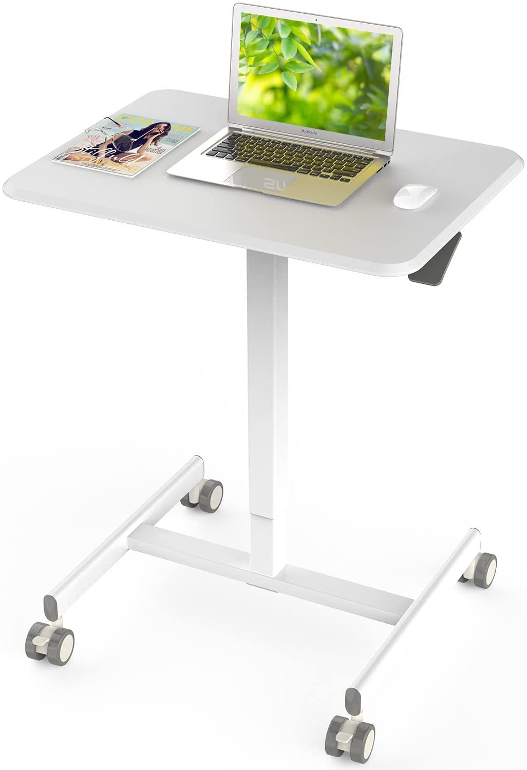 Gaming Desk, Z-Shaped Computer Desk PC Gaming Table, Black Gaming Desk with LED Lights, Home Office Work Desk for Small Spaces