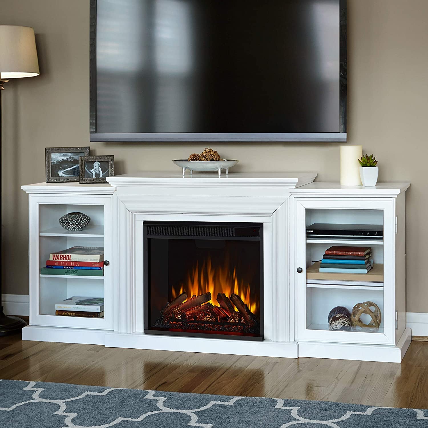 Medial Warm House Electric Media Fireplace