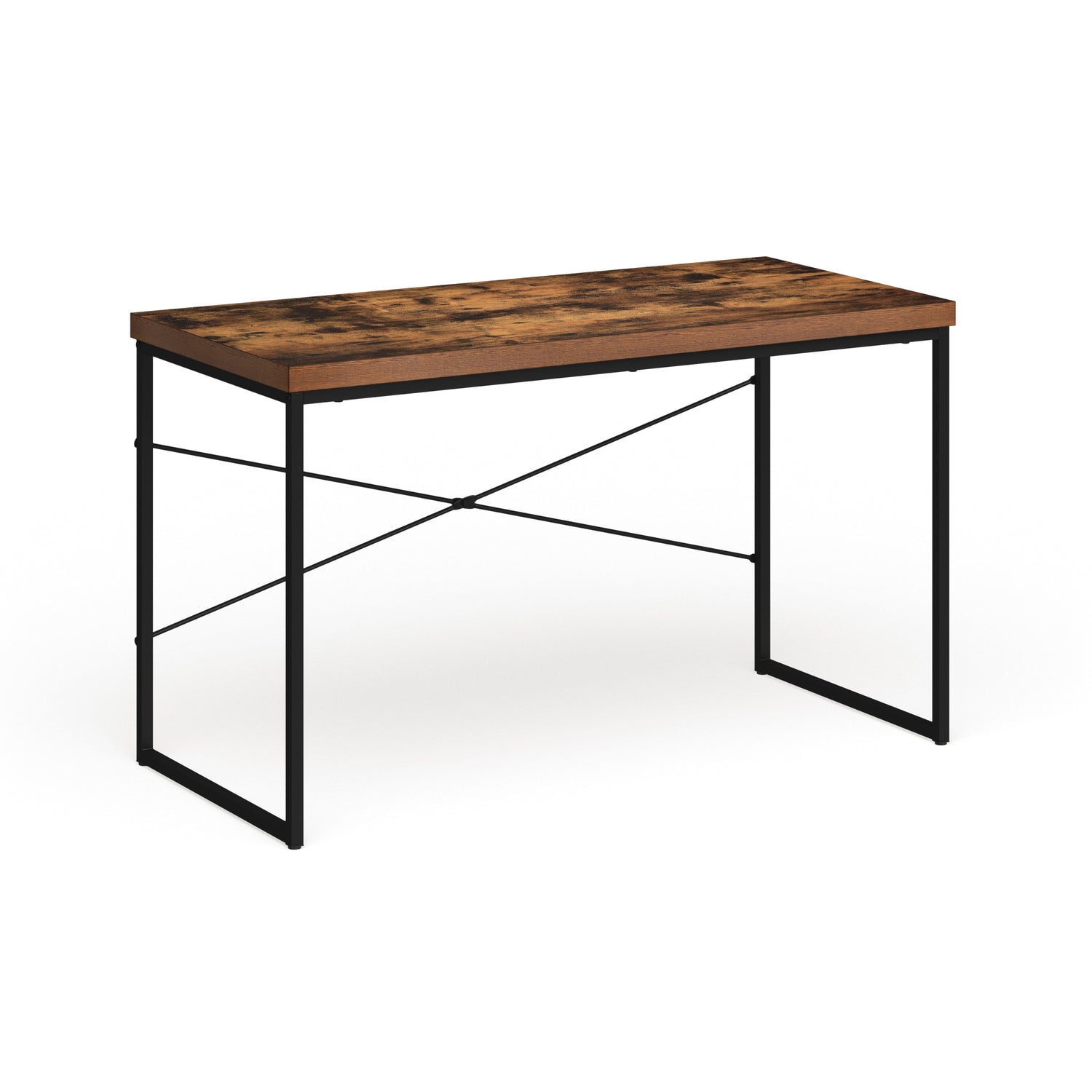 Kehlmann Black Metal and Wood Desk
