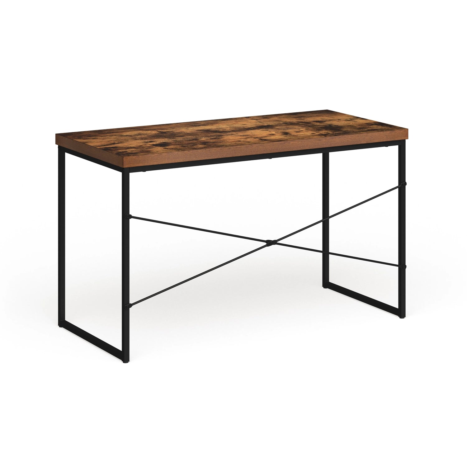 Kehlmann Black Metal and Wood Desk