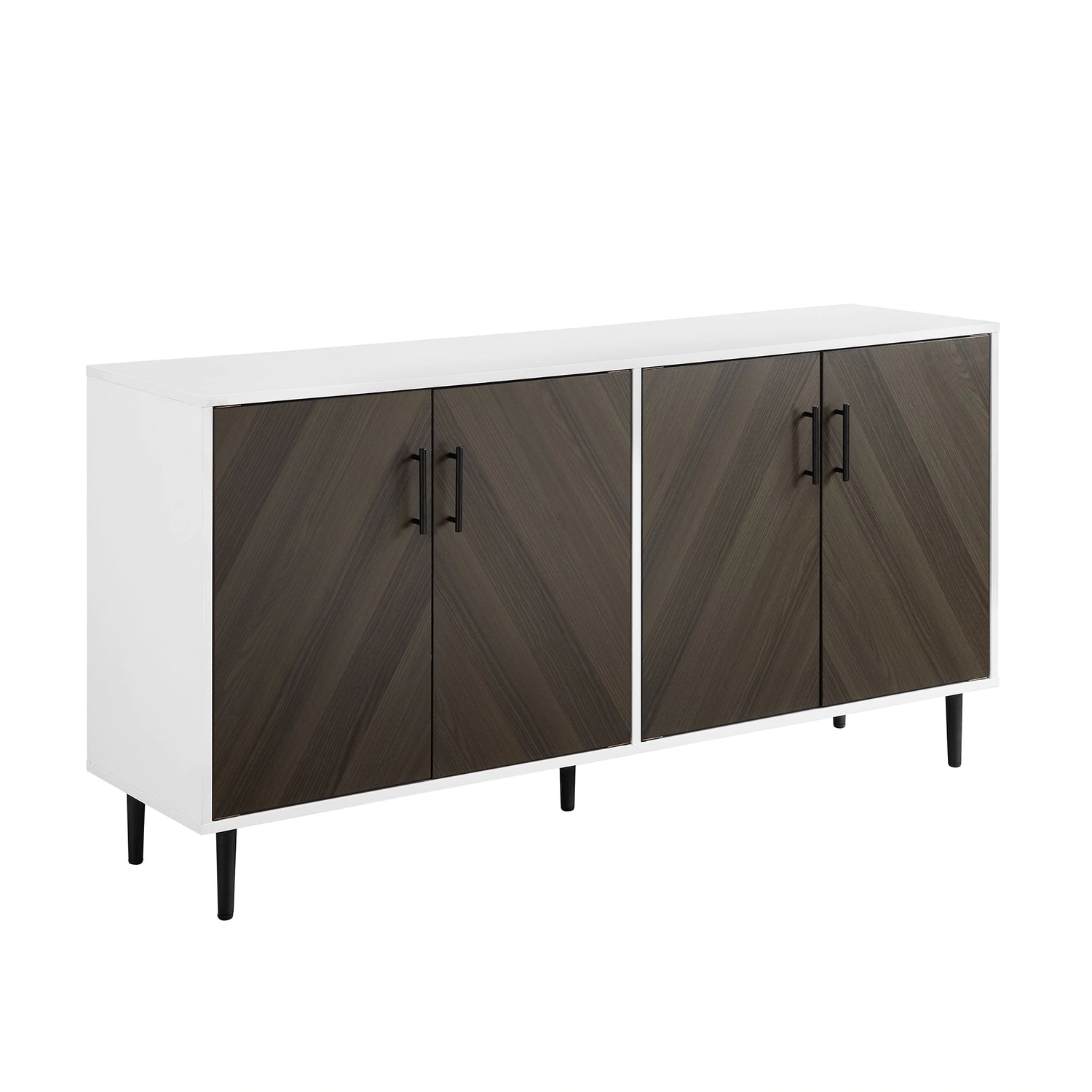 MiddleCass 58-Inch Mid-Century Modern 4-Door Buffet