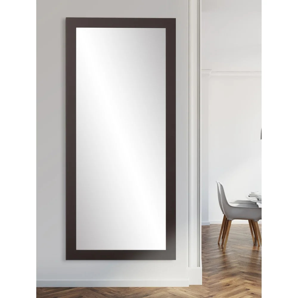 BW USA Matte Black 32 X 71-Inch Floor Mirror