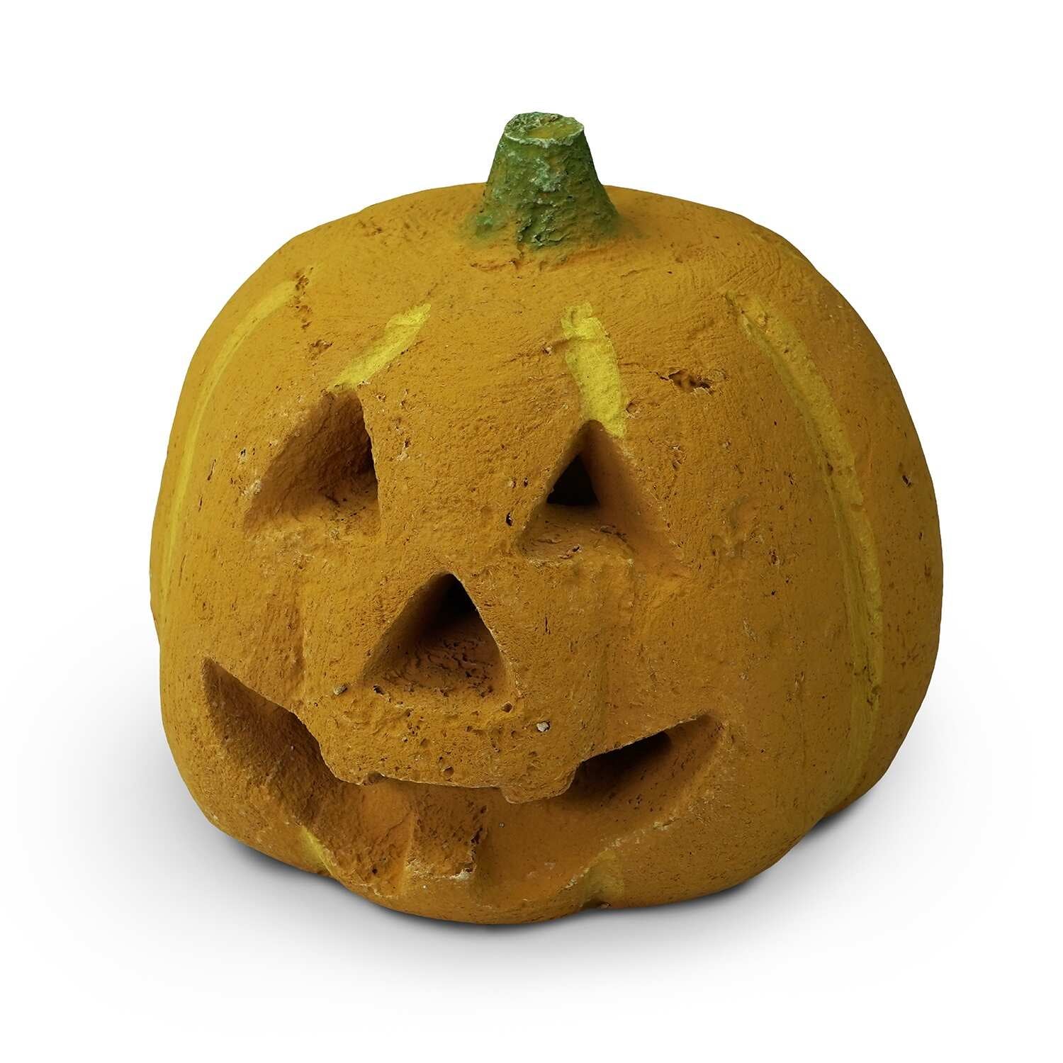 Ceramic Fire Pit Decor | Fire Pit Skulls and Bones | Halloween Pumpkin | for Fire Pits and Fireplaces | Spooky and Scary Decor