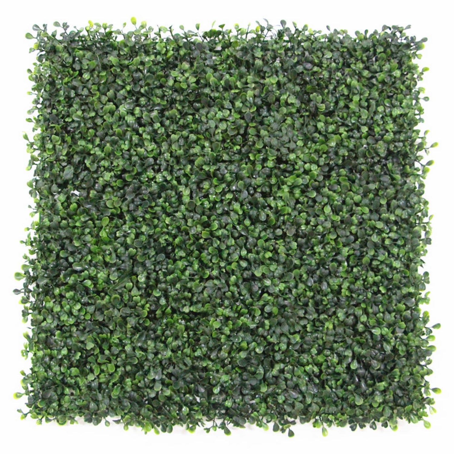 Artificial Boxwood Hedge 20-Inch Greenery Panels (Set of 12) - 12Pc