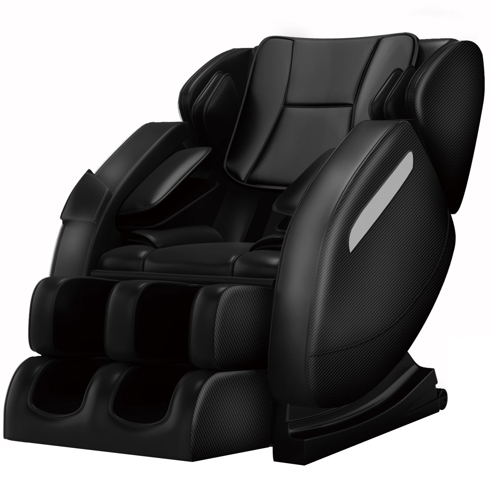 Massage Chair, Full Body Recliner with Zero Gravity Chair, Air Pressure, Bluetooth, Heat and Foot Roller Included, Black
