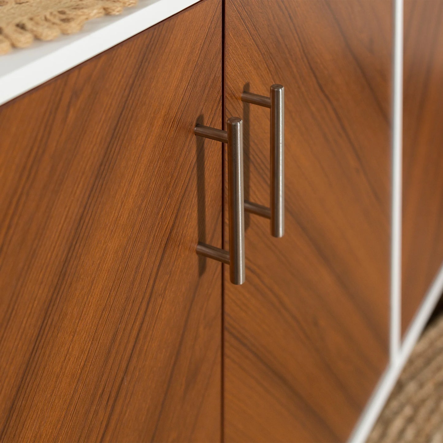 MiddleCass 58-Inch Mid-Century Modern 4-Door Buffet