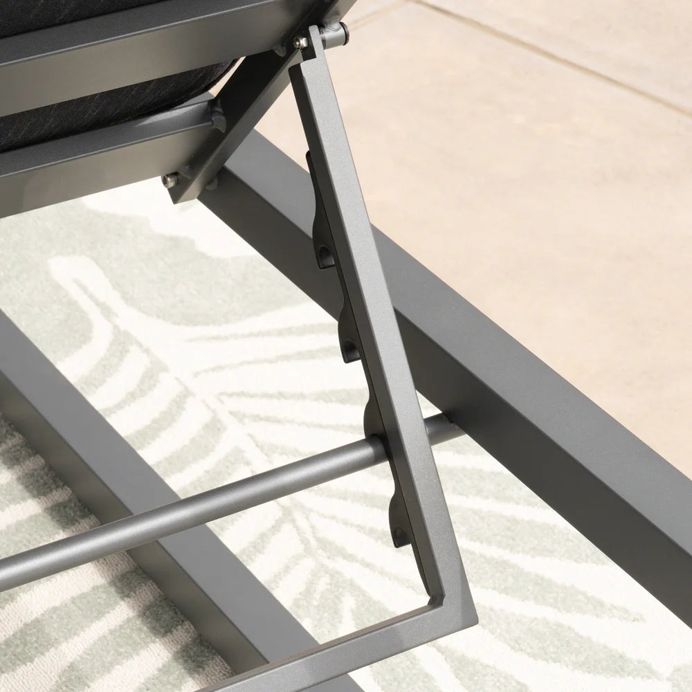 Heminger Outdoor Aluminum Daybed with Canopy by