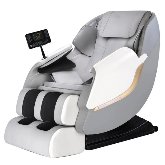 Massage Chair Full Body Massage Zero Gravity Shiatsu Recliner with Airbags, Gray