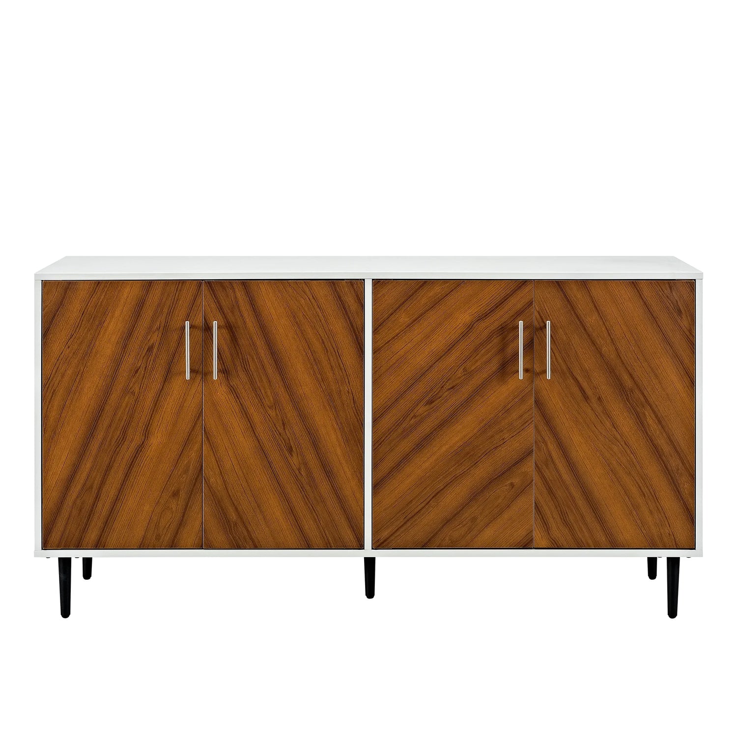 MiddleCass 58-Inch Mid-Century Modern 4-Door Buffet