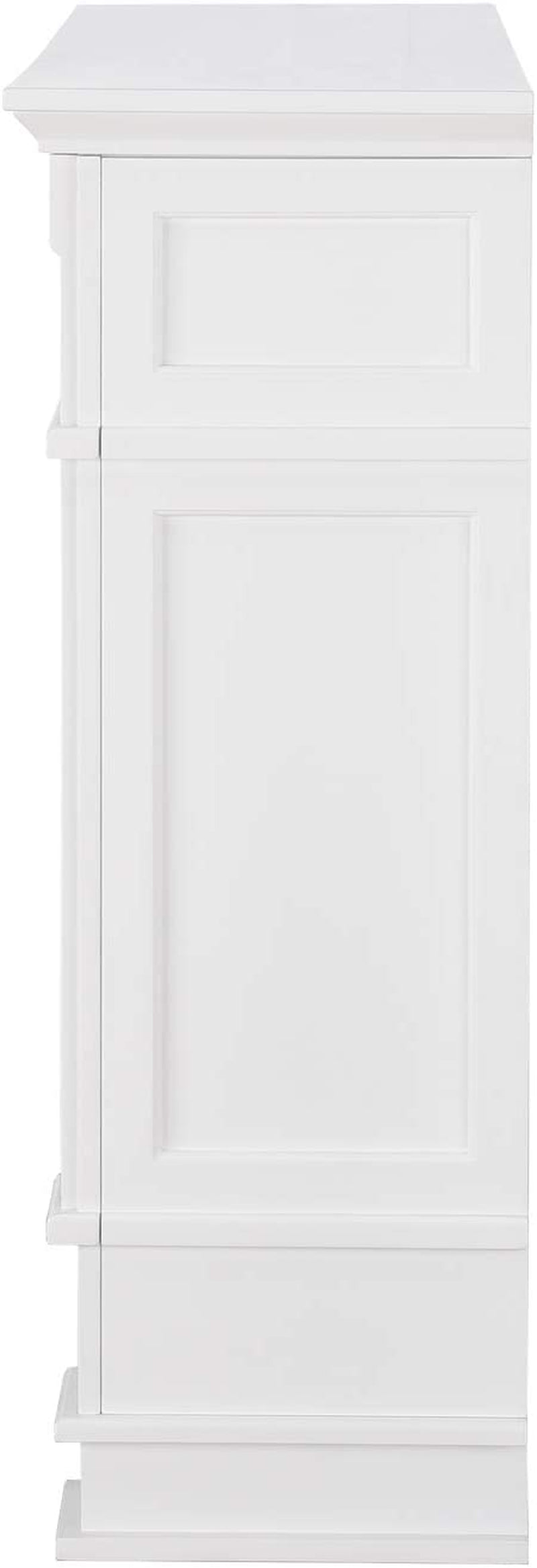 HG Homes Faux Marble Electric Media Fireplace